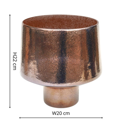 Avald Curved Bronze Planter Medium - Medium - Skandi London