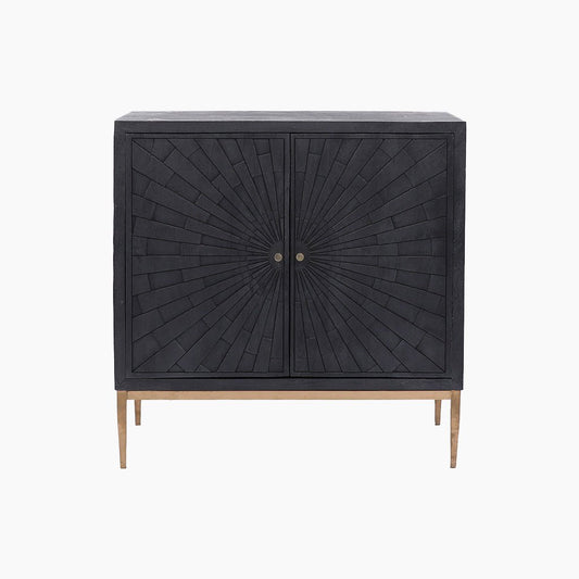 Clapham Two Door Wooden Cabinet - Skandi London