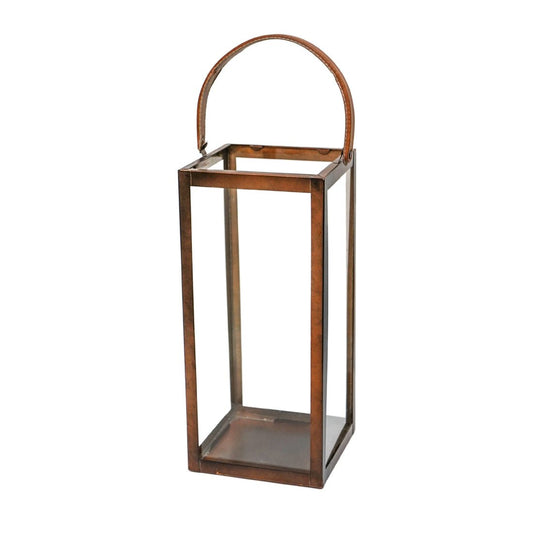 Thoren Tall Lantern in Copper - Medium - Skandi London
