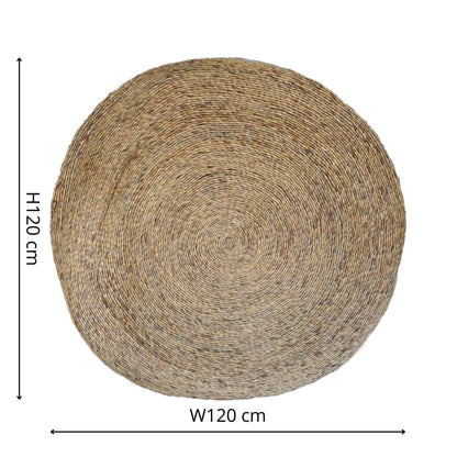 Heila Seagrass Christmas Tree Mat - Skandi London