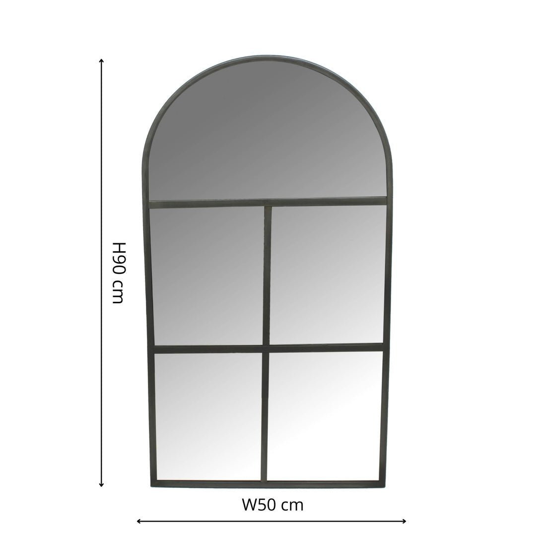 Tate Outdoor Mirror Natural Black - Skandi London