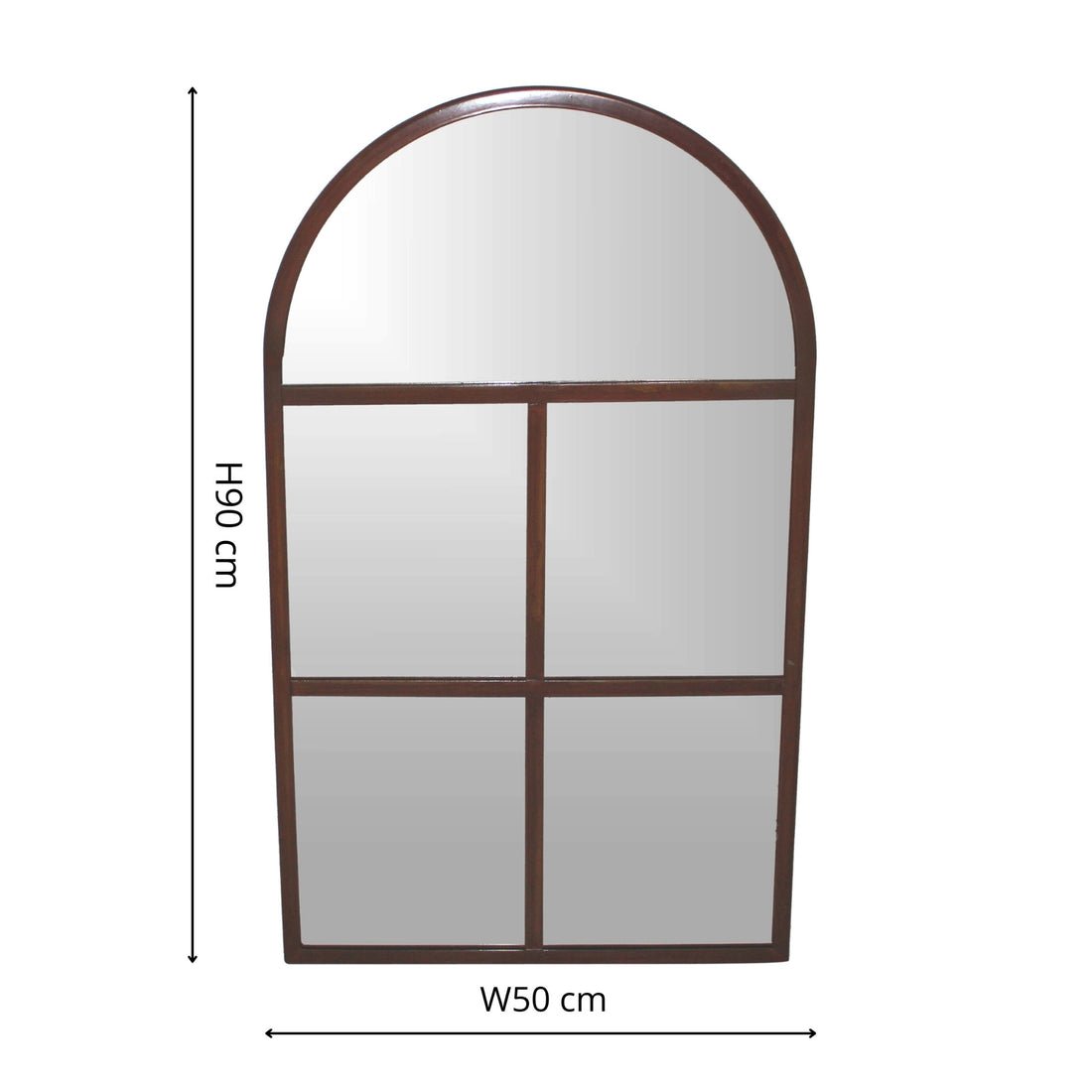 Tate Outdoor Mirror Natural Rust - Skandi London
