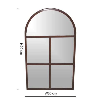 Tate Outdoor Mirror Natural Rust - Skandi London