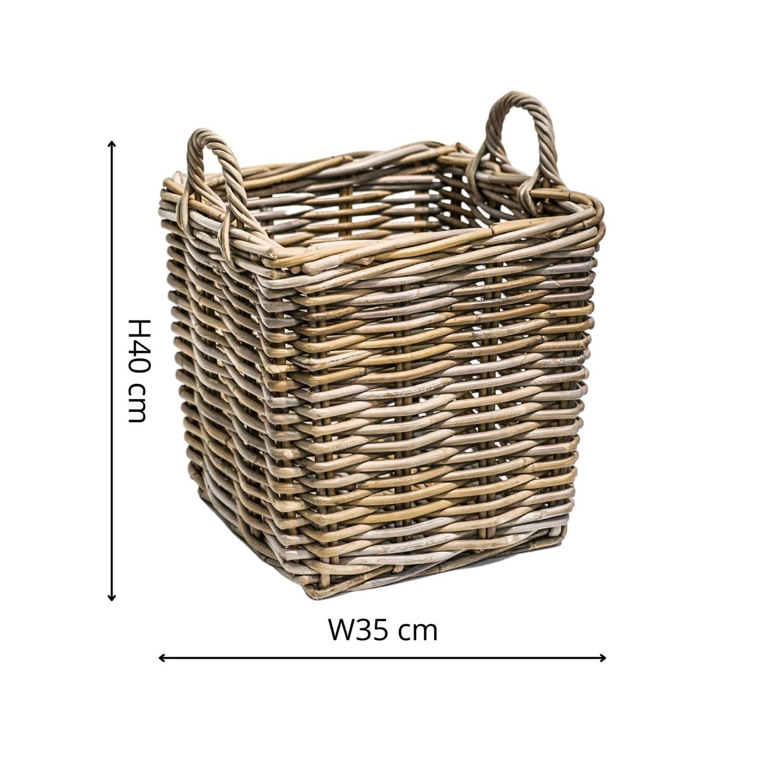Esbjerg Log Basket Square - Skandi London