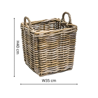 Esbjerg Log Basket Square - Skandi London