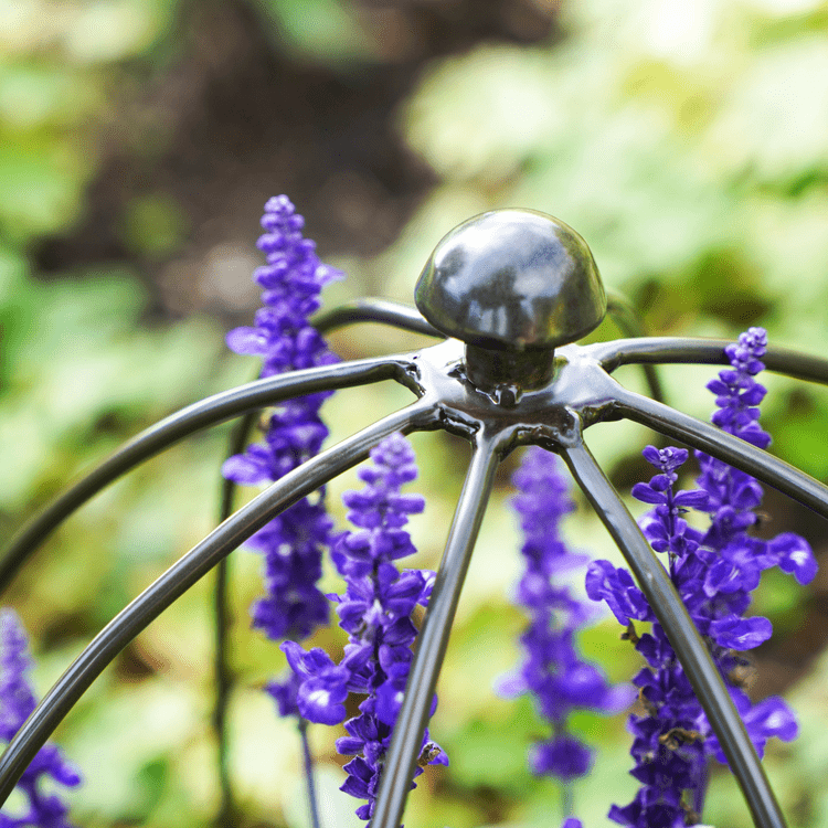 Outdoor Plant Support Zinc H60cm W36cm - Skandi London