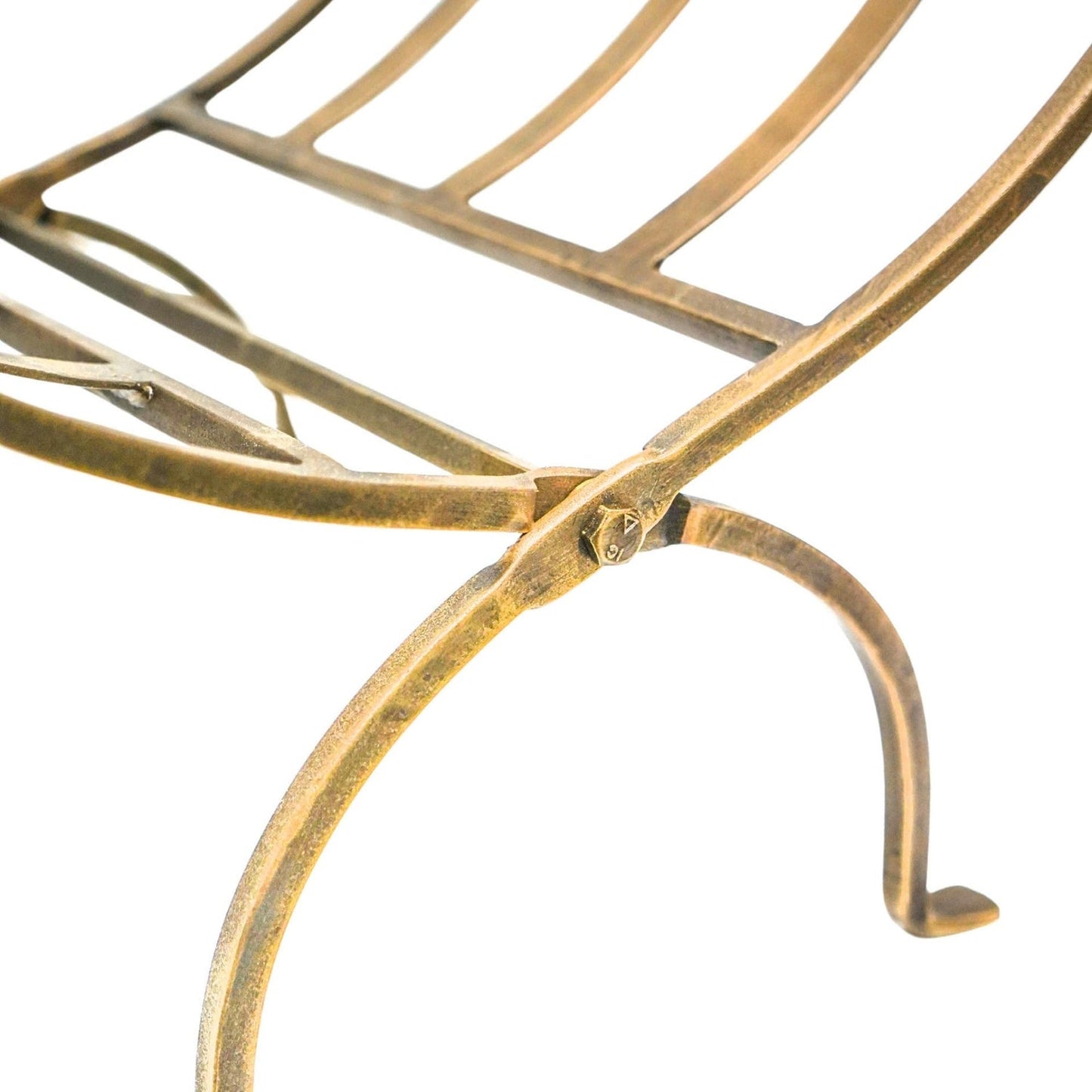 Horten Log Basket Brass - Skandi London