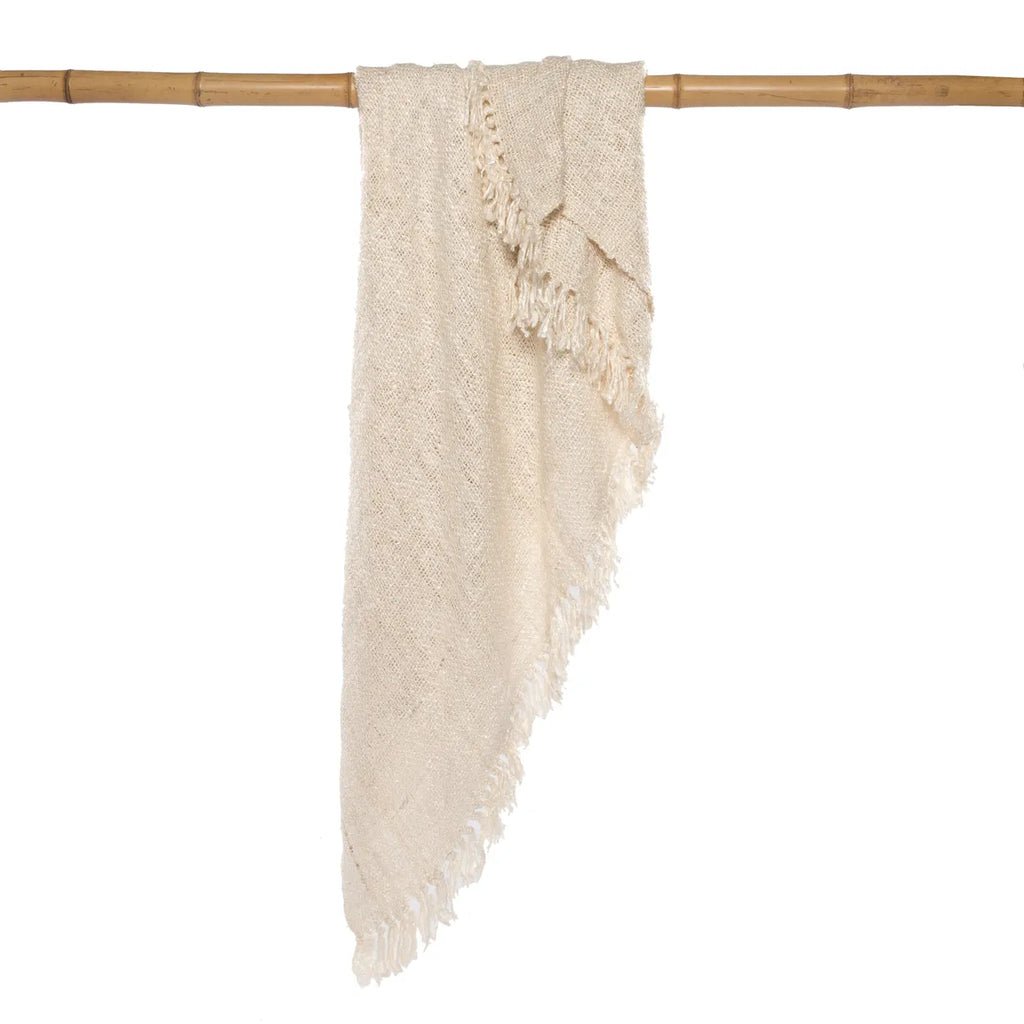 The s'il vous Plaid - Cream - Skandi London