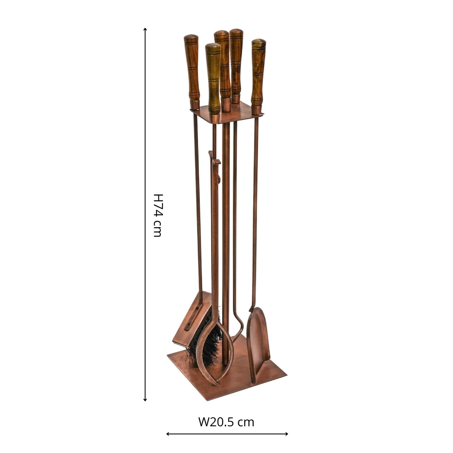 Grenaa Antique Copper Companion Set - Skandi London