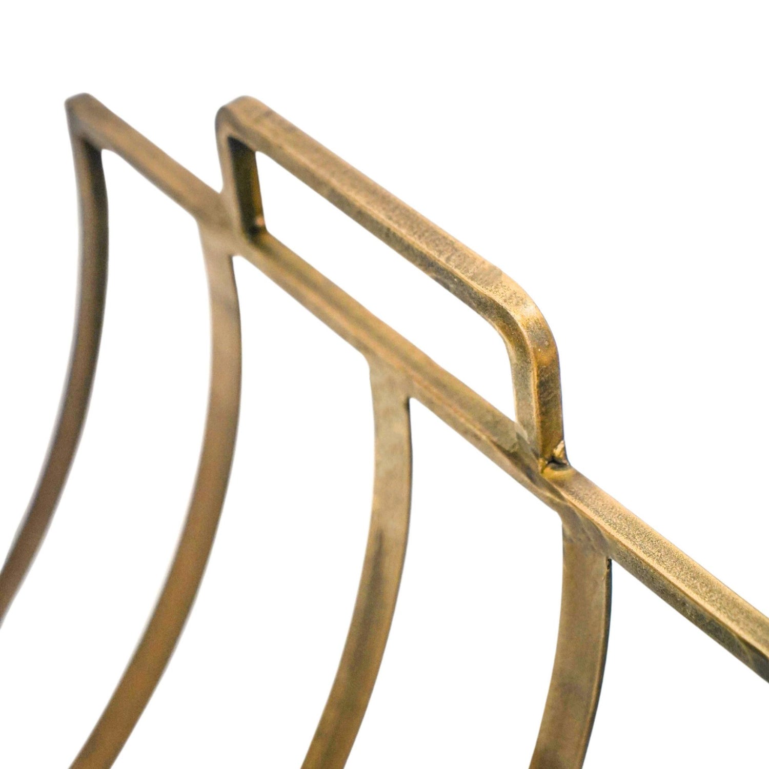 Horten Log Basket Brass - Skandi London