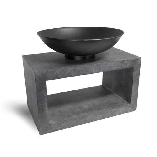 Tyw Fire Pit & Rectangle Console Cement - Skandi London