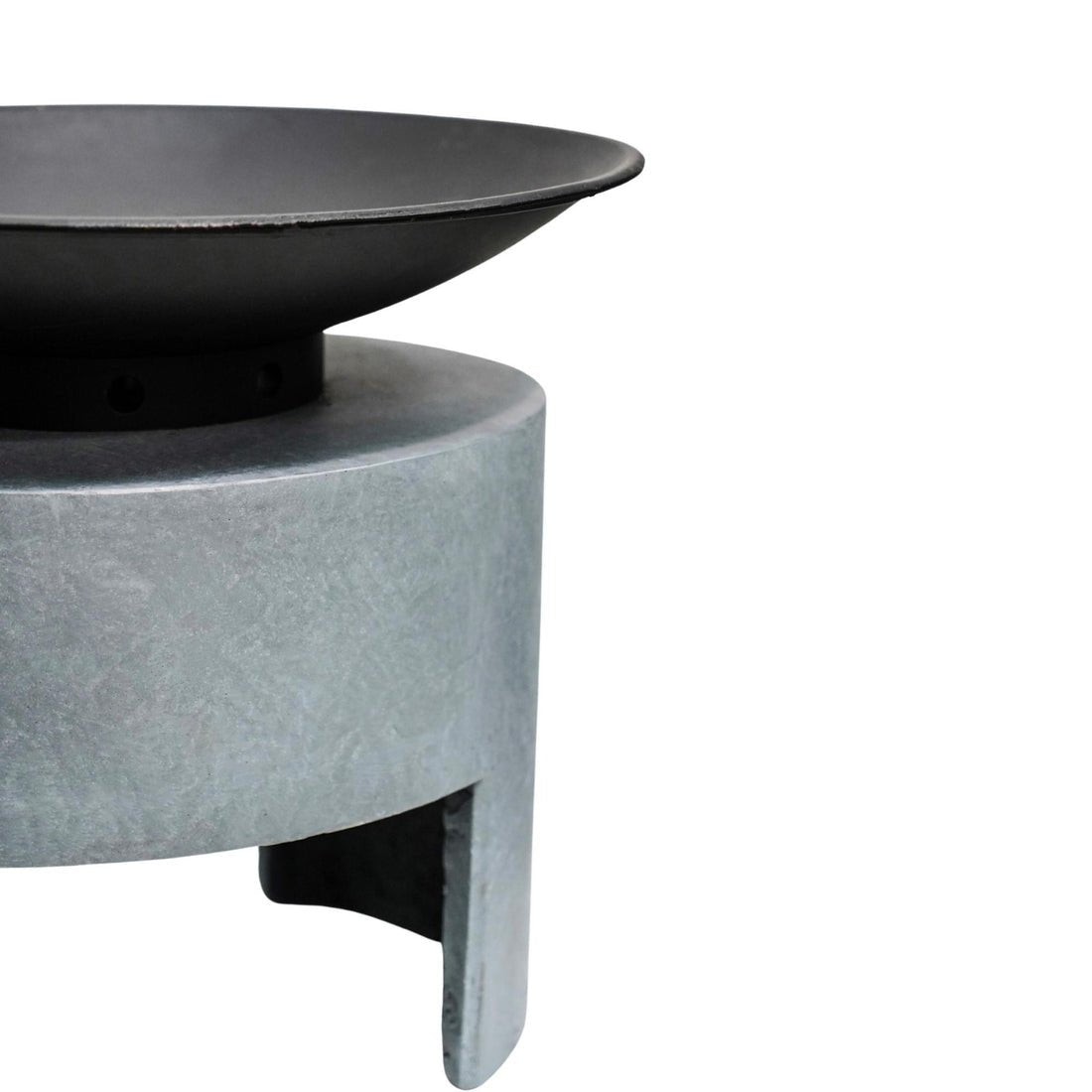 Tyw Fire Pit & Oval Console Cement - Skandi London