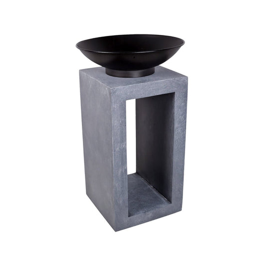 Tyw Fire Pit & Square Console Cement - Skandi London