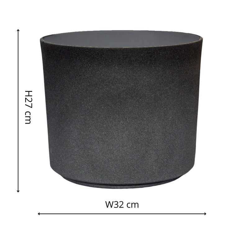 Leon Granite Planter H27Cm D32Cm - Skandi London