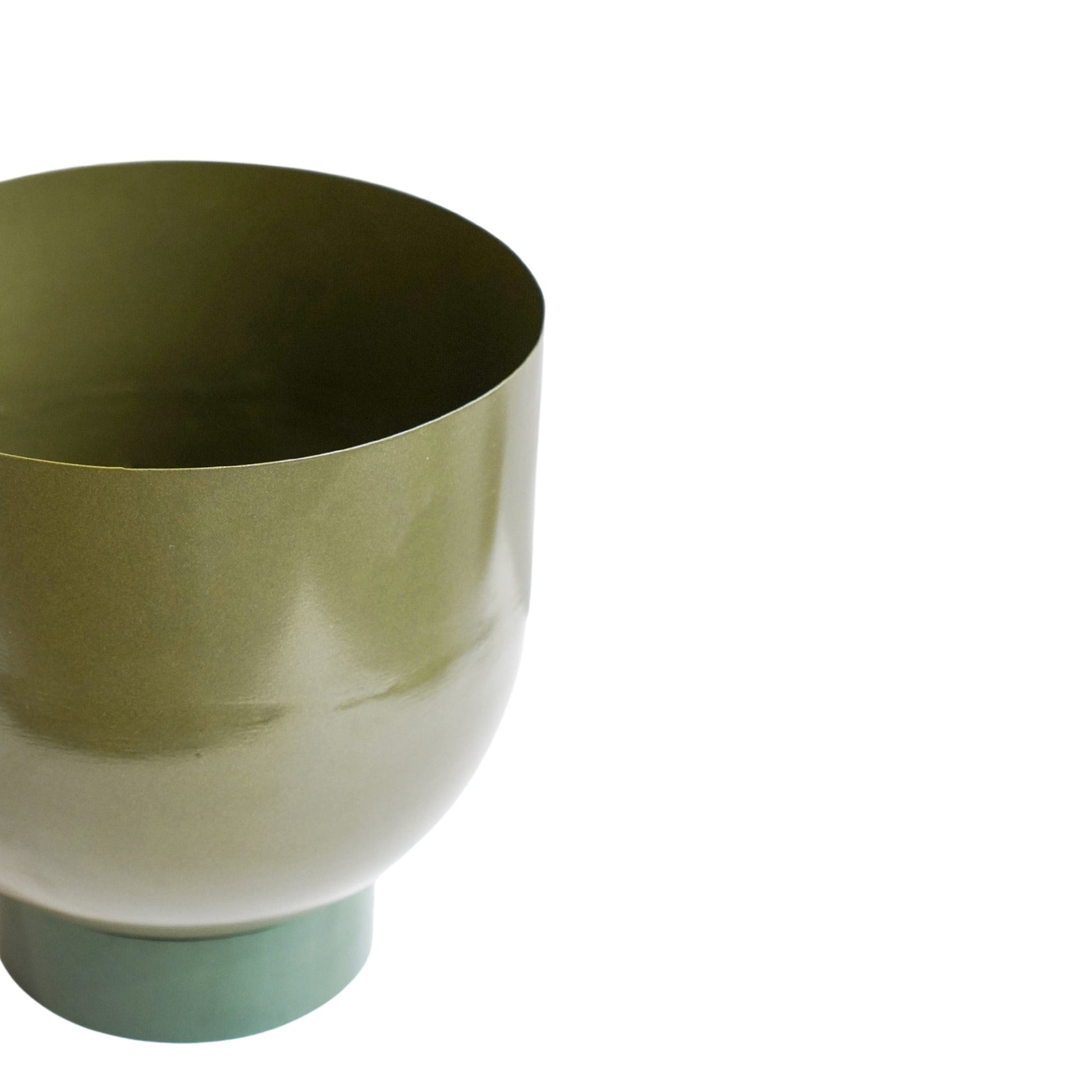 Austin Dual Green Metal Planters Set of 2 - Skandi London