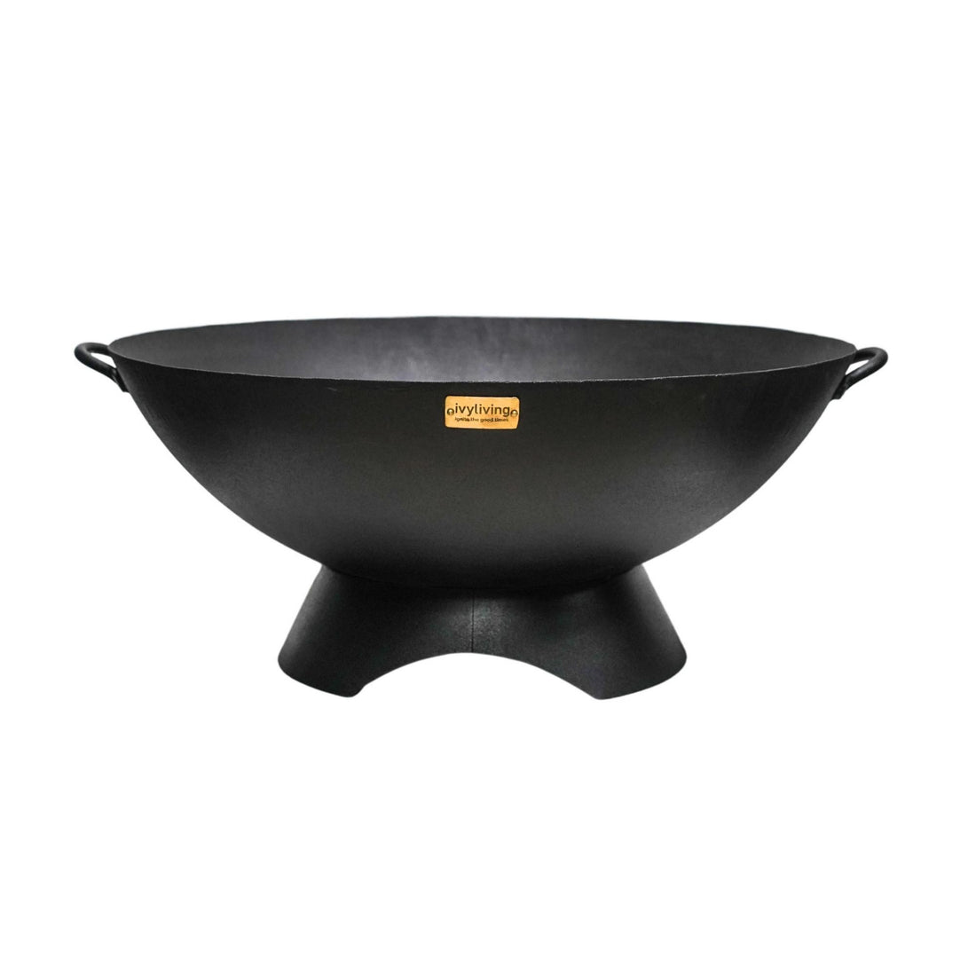 Outdoor Viggo Fire Pit in Black Iron - Skandi London
