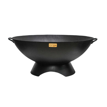 Outdoor Viggo Fire Pit in Black Iron - Skandi London