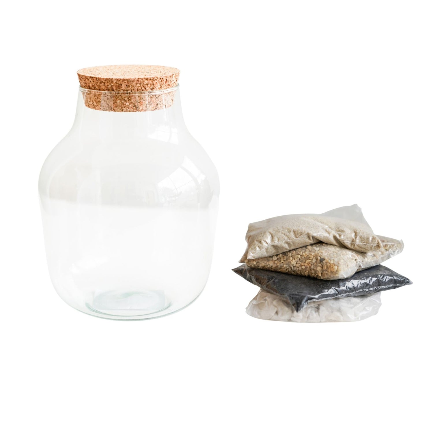 Arvika Angular Glass Small Terrarium DIY Kit - Small - Skandi London