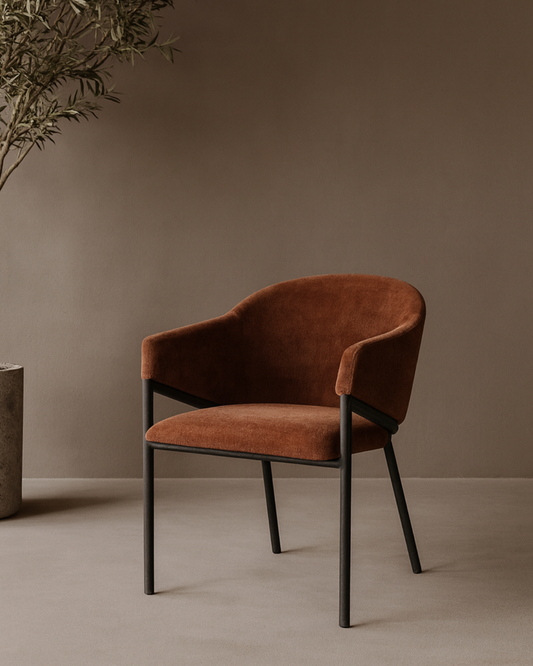 Aidan Armchair - Rust - Set of 2