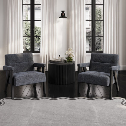 Hygge Coal & Black Chair - Skandi London