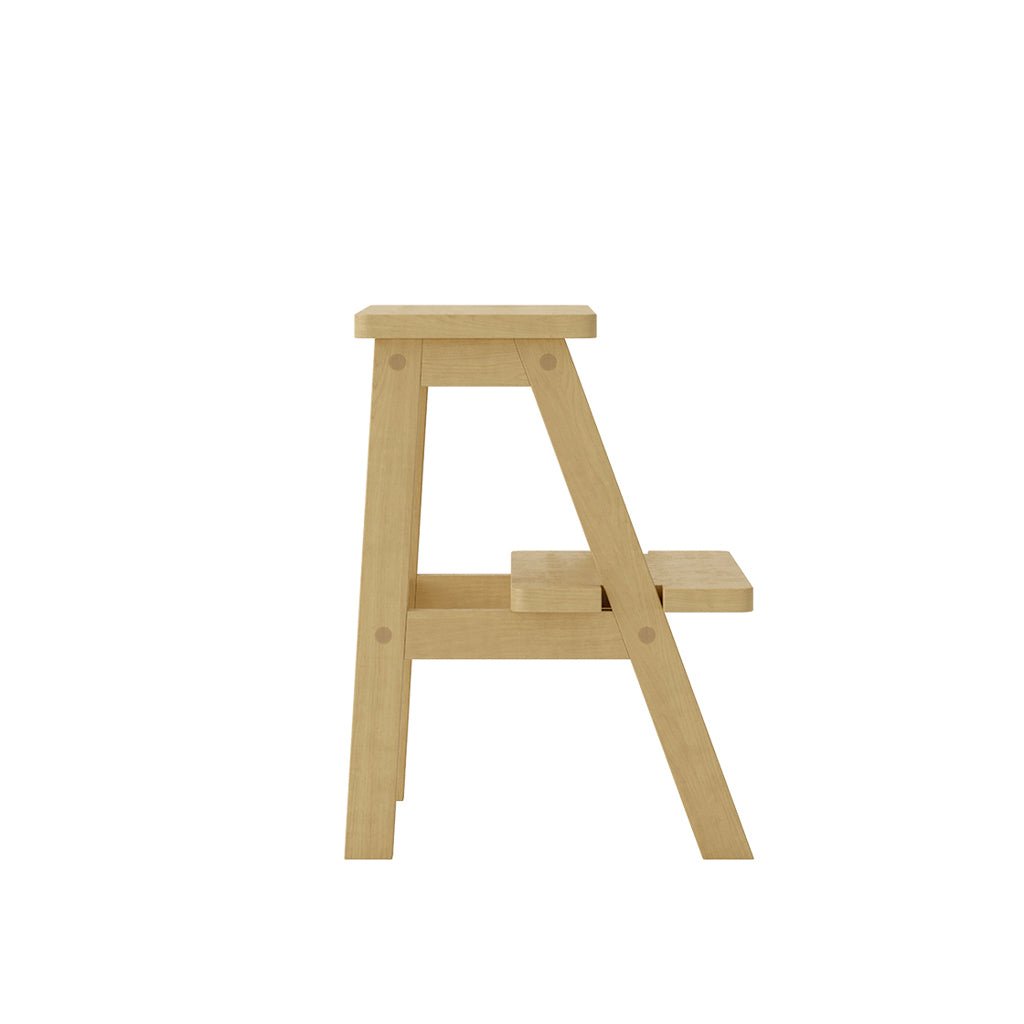 Hygge Grey Wash Stool - Skandi London