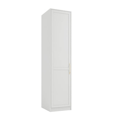 Soho Nordic White 1 Door Wardrobe - Skandi London