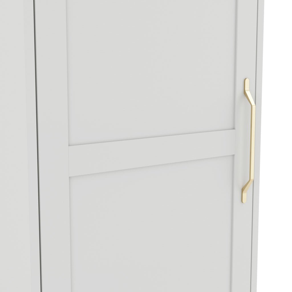 Soho Nordic White 1 Door Wardrobe - Skandi London