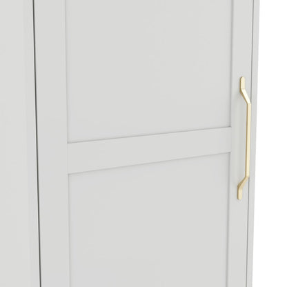 Soho Nordic White 1 Door Wardrobe - Skandi London