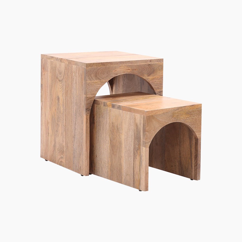 Victoria Set of 2 Arched Side Tables - Skandi London