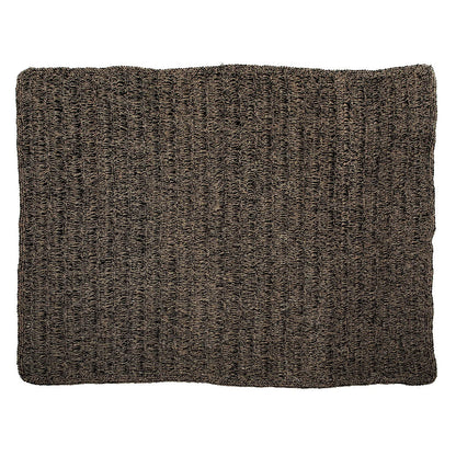 The Seagrass Rug - Natural Black