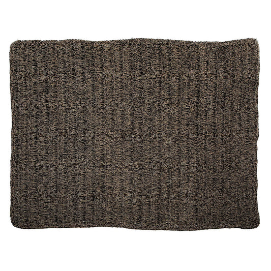 The Seagrass Rug - Natural Black