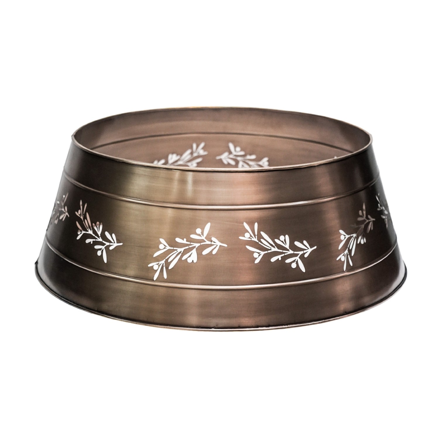 Borgarnes Cut Out Mistletoe Tree Skirt Bronze - Skandi London