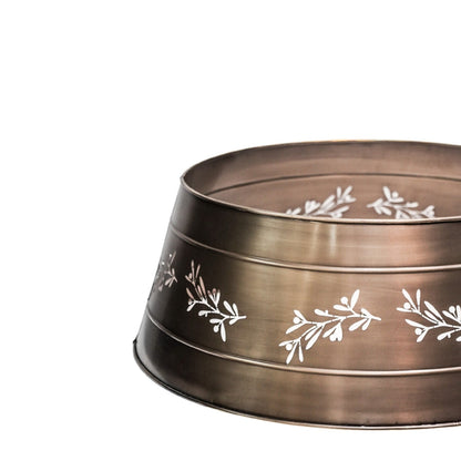 Borgarnes Cut Out Mistletoe Tree Skirt Bronze - Skandi London