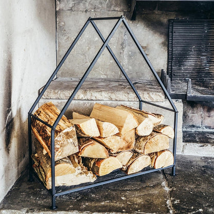 Horsens Iron House Log Holder - Skandi London