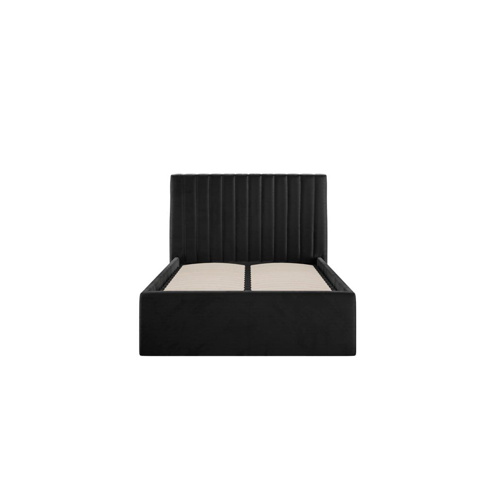 Soho Nordic Black Ottoman Single Bed - Skandi London