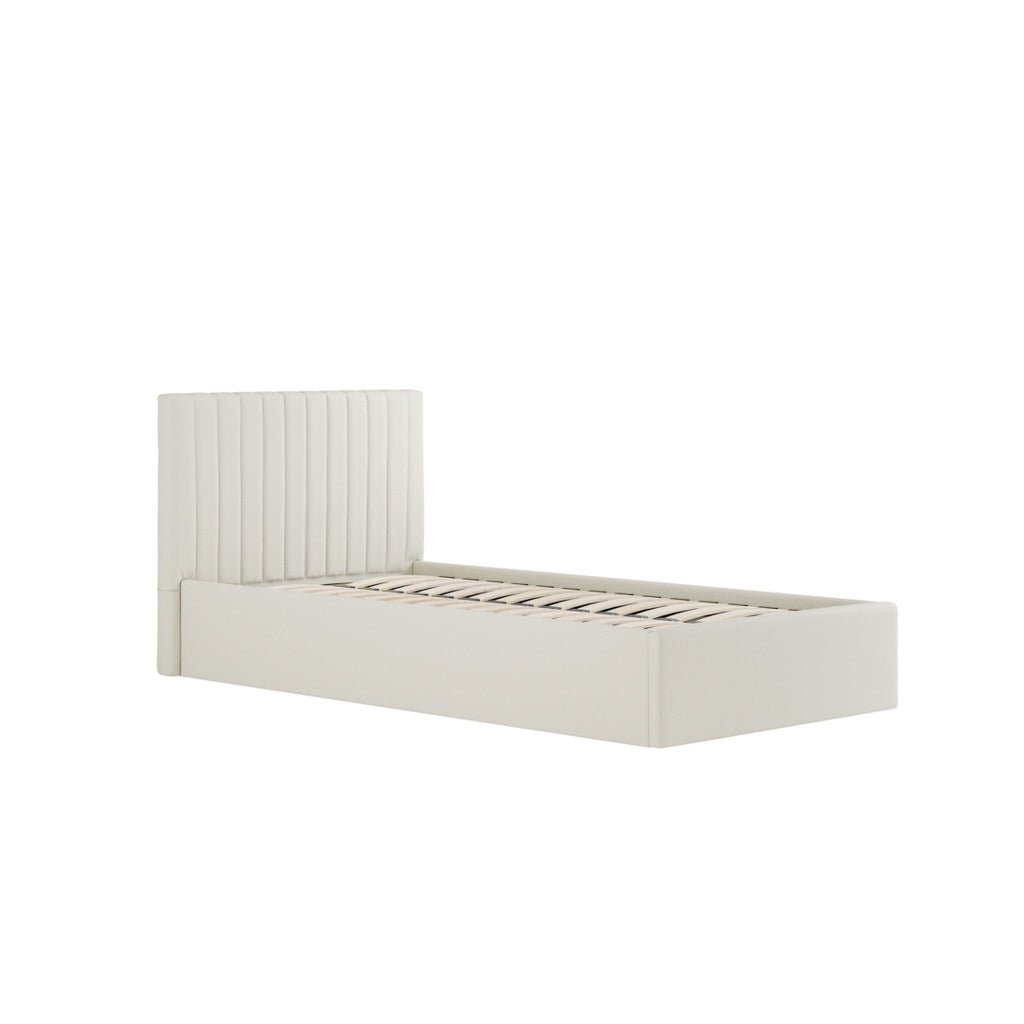 Soho Nordic Milk Ottoman Single Bed - Skandi London