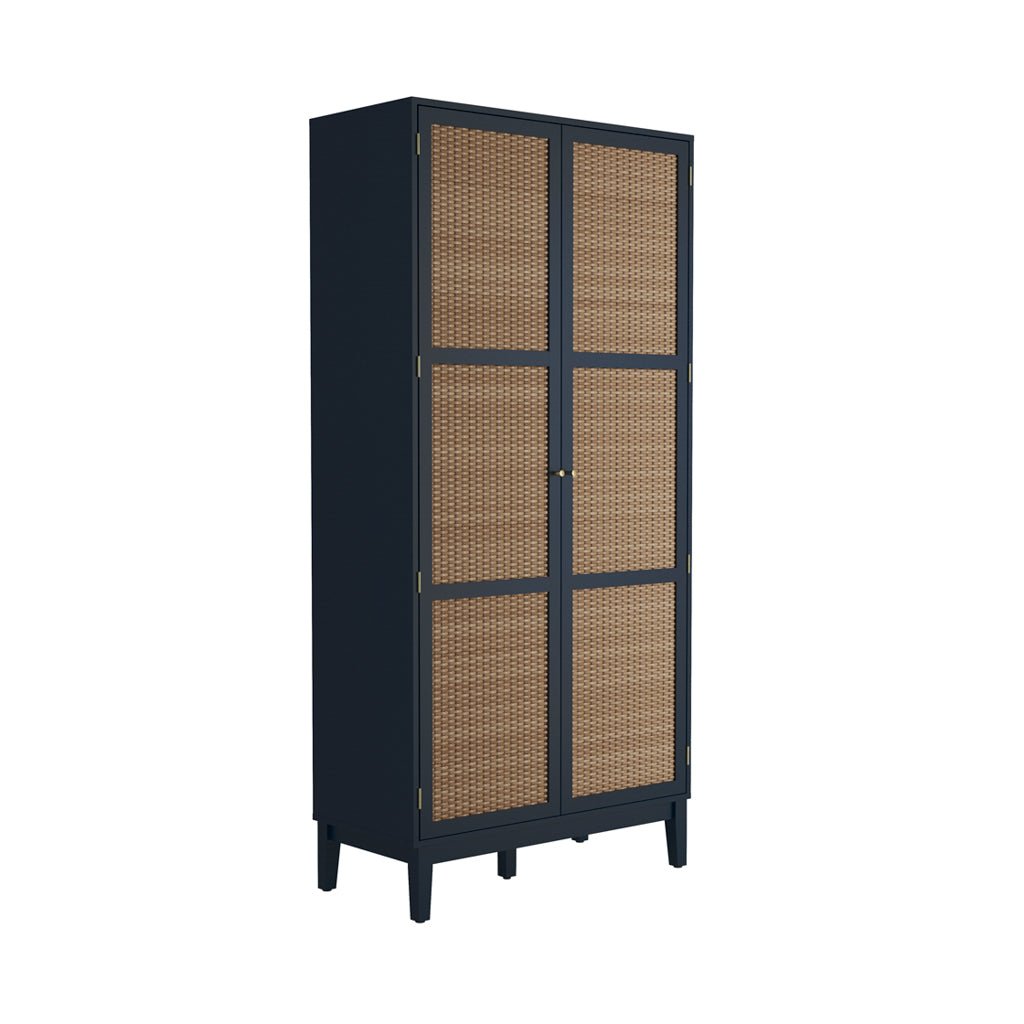 Soho Nordic Blue 2 Door Wardrobe - Skandi London