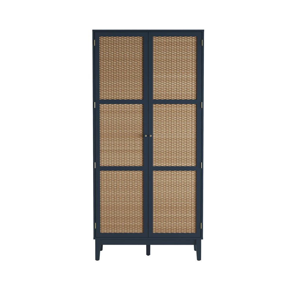 Soho Nordic Blue 2 Door Wardrobe - Skandi London