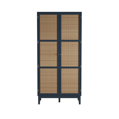 Soho Nordic Blue 2 Door Wardrobe - Skandi London