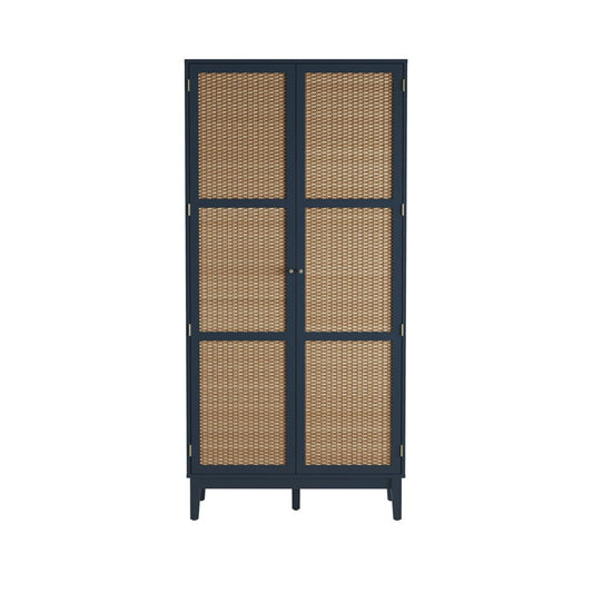 Soho Nordic Blue 2 Door Wardrobe - Skandi London