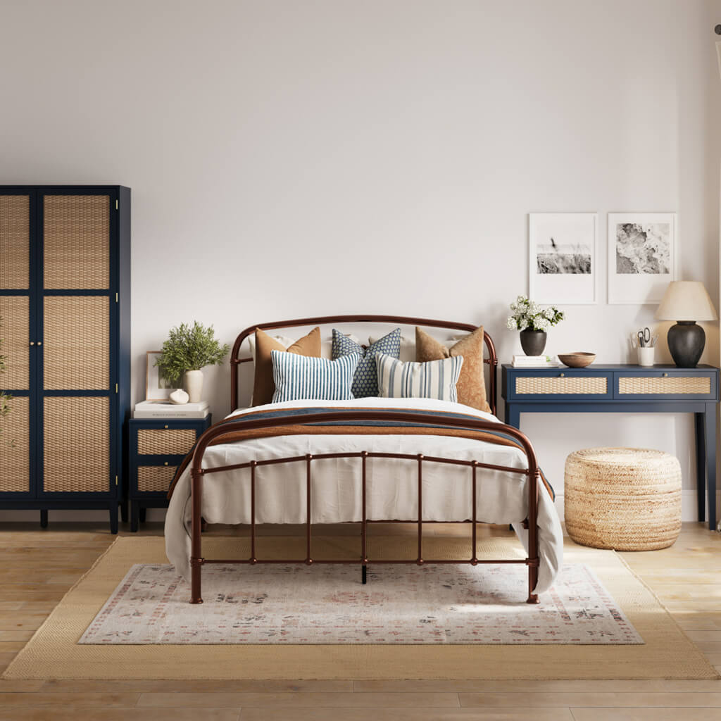 Soho Nordic Blue Bedside - Skandi London