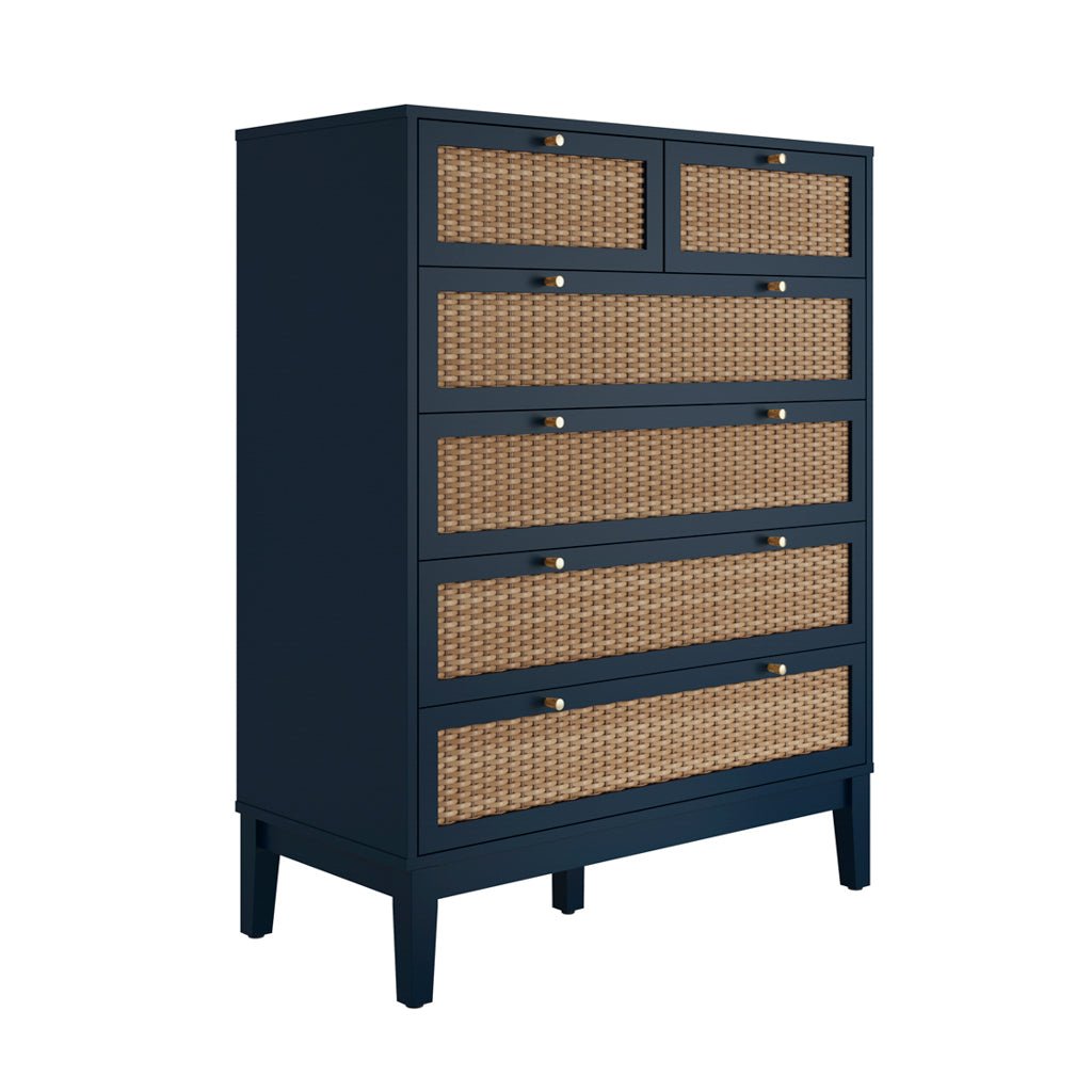 Soho Nordic Blue Chest Of Drawer - Skandi London
