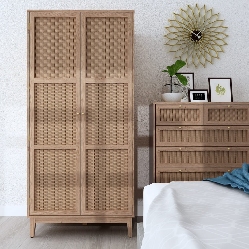 Soho Nordic 2 Door Wardrobe - Skandi London