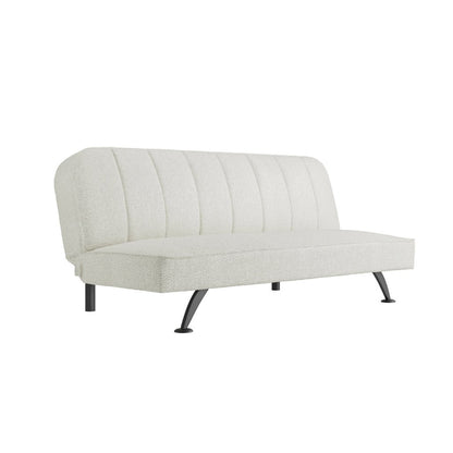Soho Nordic Sofa Bed Ivory Boucle & Matte Black - Skandi London