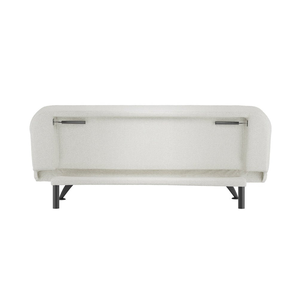Soho Nordic Sofa Bed Ivory Boucle & Matte Black - Skandi London