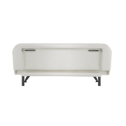 Soho Nordic Sofa Bed Ivory Boucle & Matte Black - Skandi London