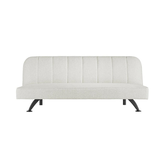 Soho Nordic Sofa Bed Ivory Boucle & Matte Black - Skandi London