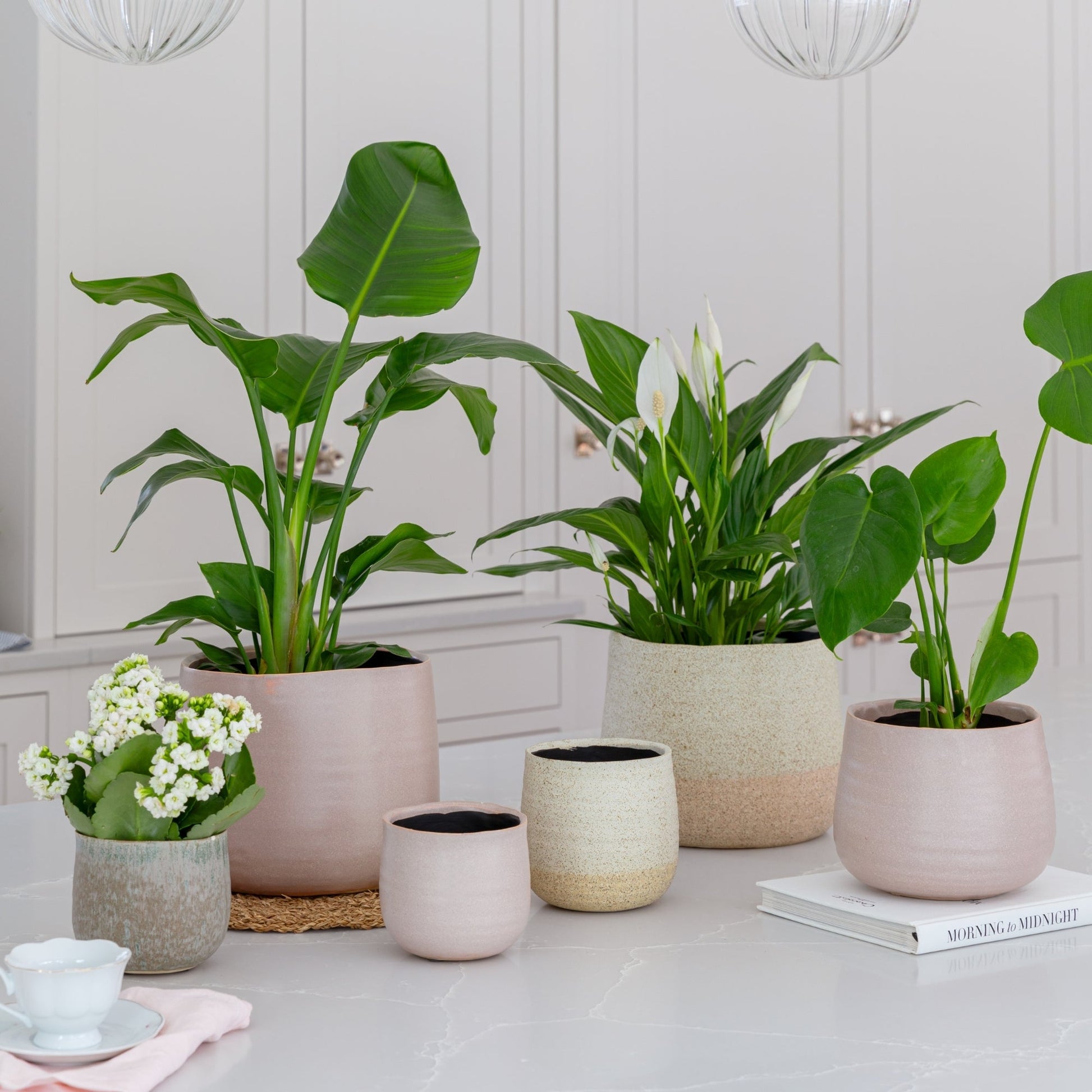 Celeste Dusky Pink Planter H21Cm D26Cm - Skandi London