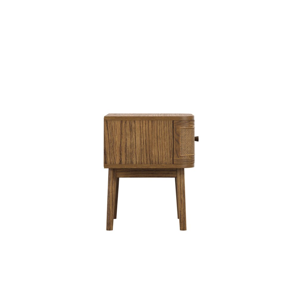 Hygge Smoked Bedside Cabinet - Skandi London