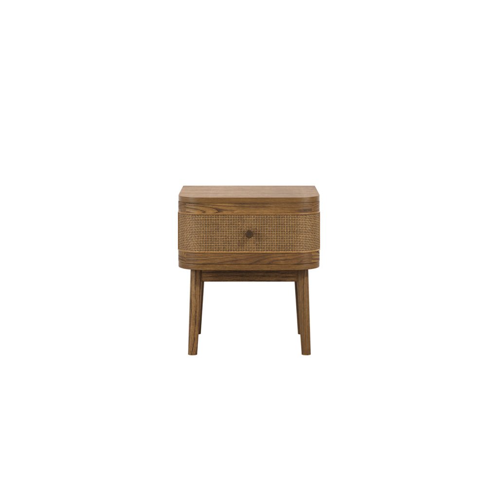 Hygge Smoked Bedside Cabinet - Skandi London